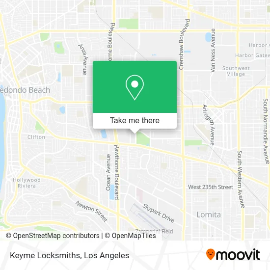 Keyme Locksmiths map