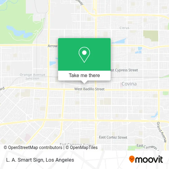 L. A. Smart Sign map