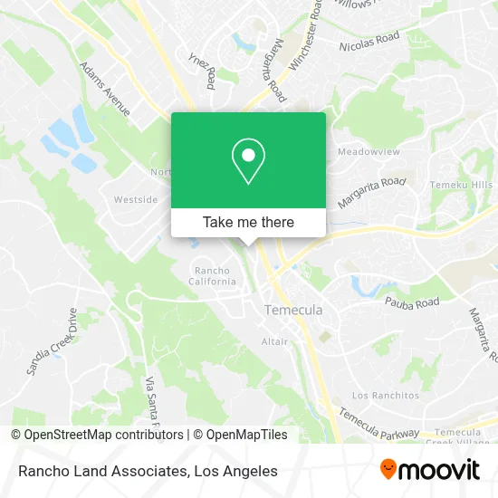 Rancho Land Associates map