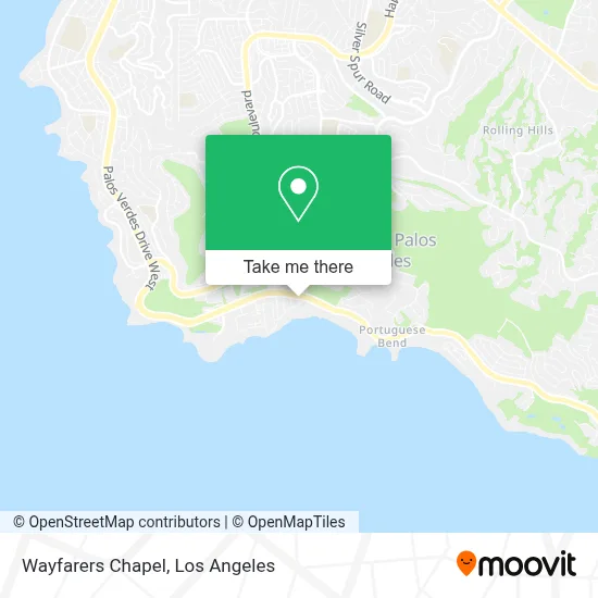 Wayfarers Chapel map