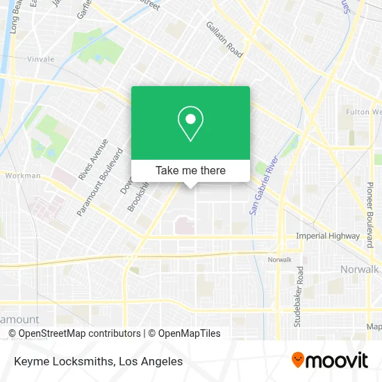 Keyme Locksmiths map