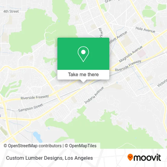 Custom Lumber Designs map