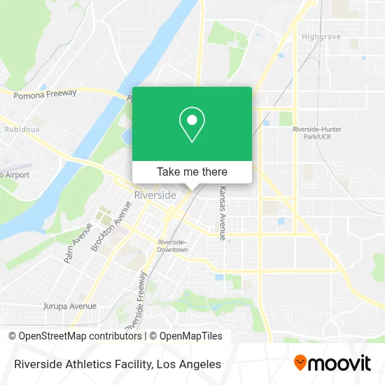 Riverside Athletics Facility map