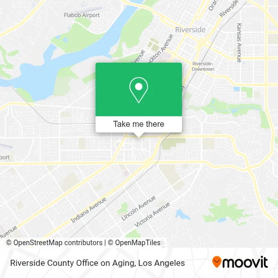 Riverside County Office on Aging map