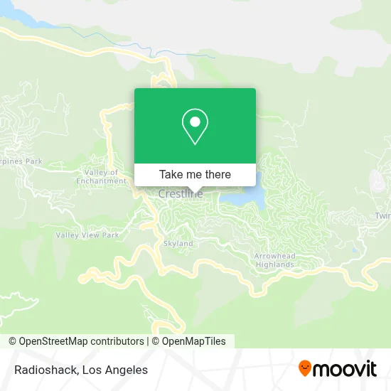 Radioshack map