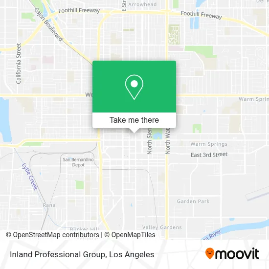 Inland Professional Group map