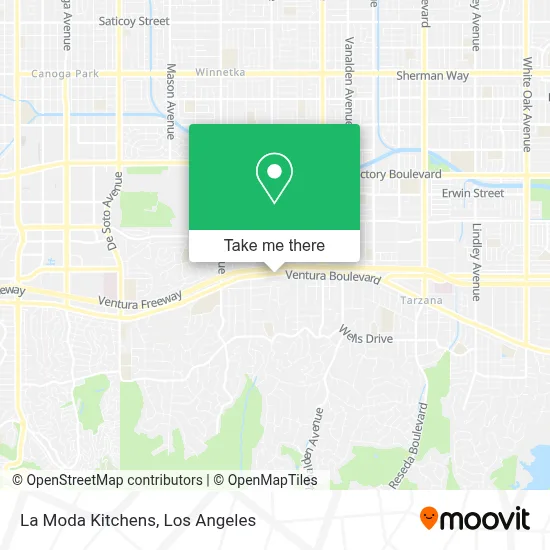 La Moda Kitchens map
