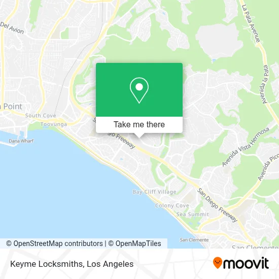 Keyme Locksmiths map