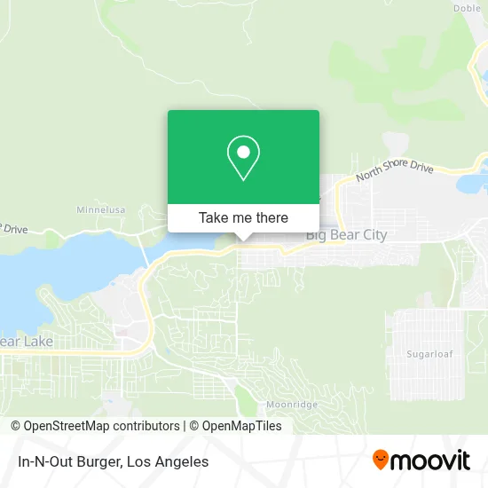 In-N-Out Burger map