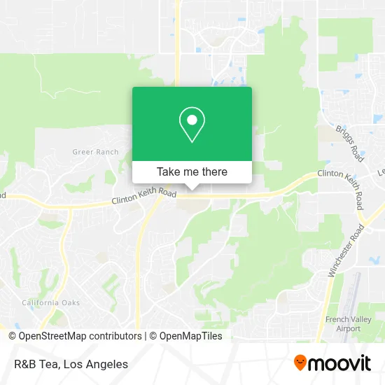 R&B Tea map