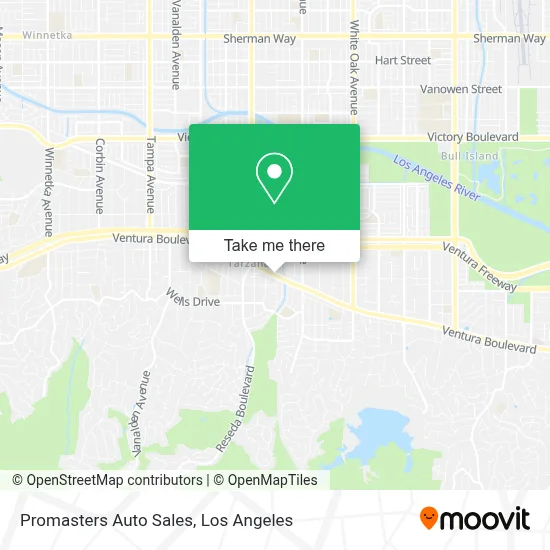 Promasters Auto Sales map