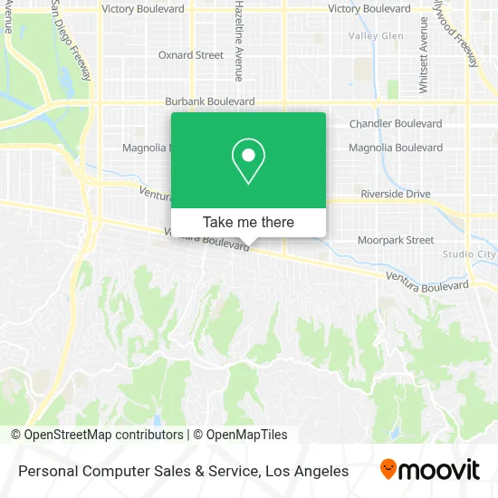 Personal Computer Sales & Service map
