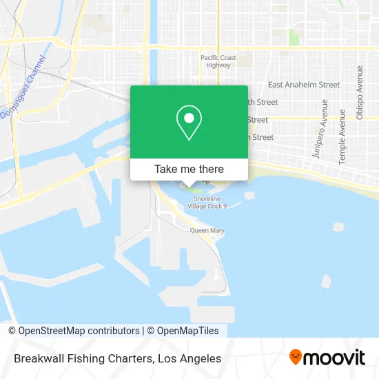 Breakwall Fishing Charters map