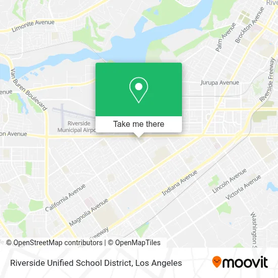 Riverside Unified School District map