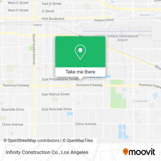 Infinity Construction Co. map