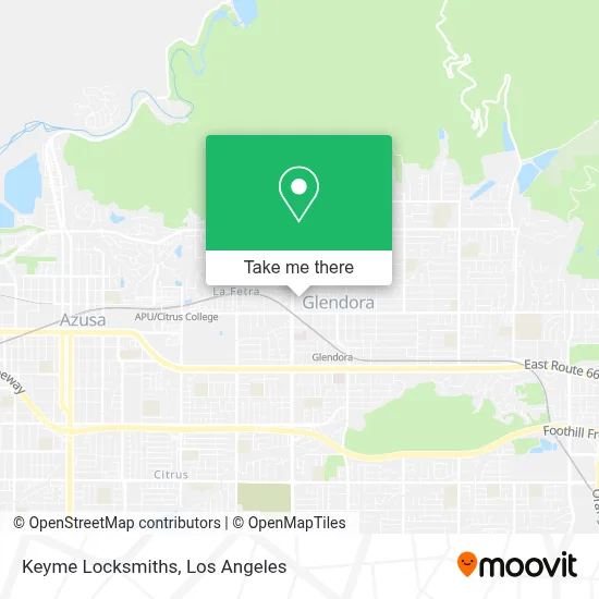 Keyme Locksmiths map