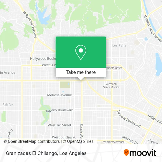 Granizadas El Chilango map