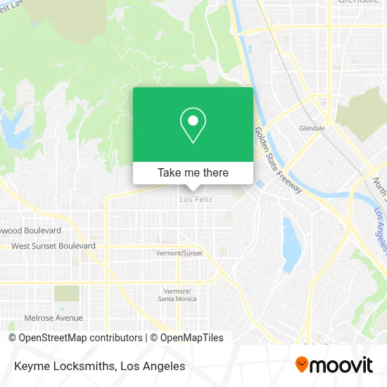 Keyme Locksmiths map