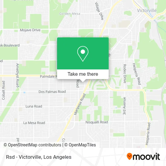 Rsd - Victorville map