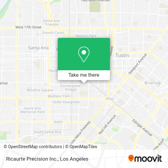 Ricaurte Precision Inc. map