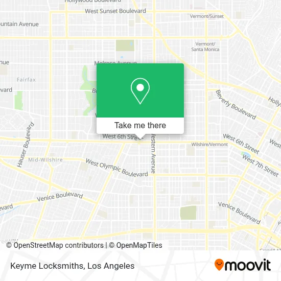 Keyme Locksmiths map