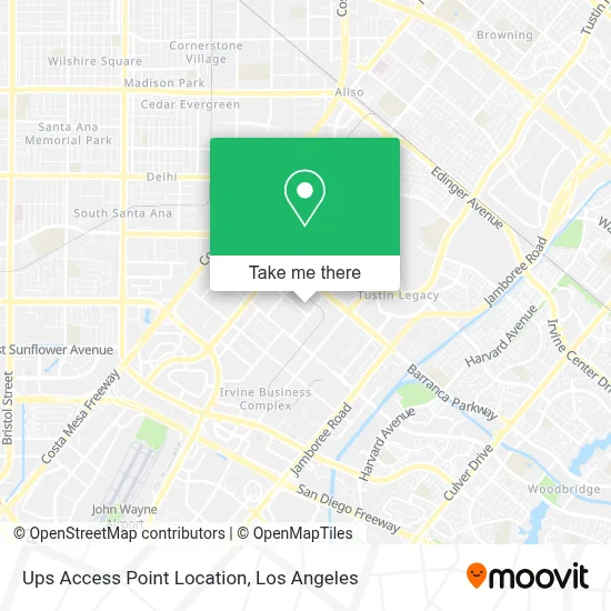 Ups Access Point Location map