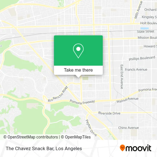 The Chavez Snack Bar map