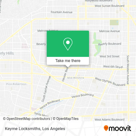 Keyme Locksmiths map