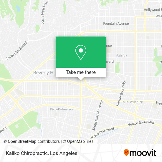 Kaliko Chiropractic map