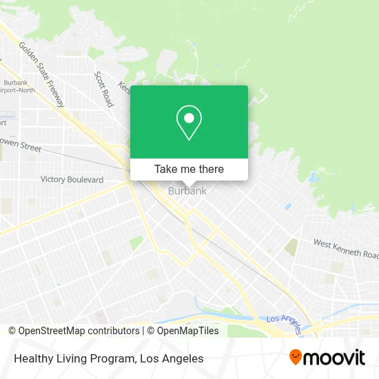 Healthy Living Program map