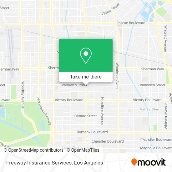 Freeway Insurance Services map