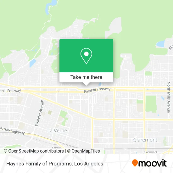 Haynes Family of Programs map