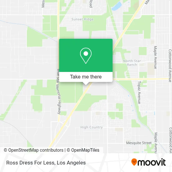 Ross Dress For Less map