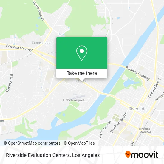 Riverside Evaluation Centers map