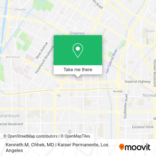 Kenneth M. Chhek, MD | Kaiser Permanente map