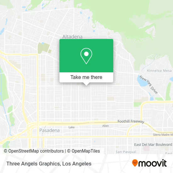 Three Angels Graphics map