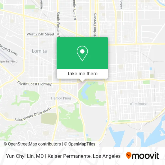 Yun Chyi Lin, MD | Kaiser Permanente map