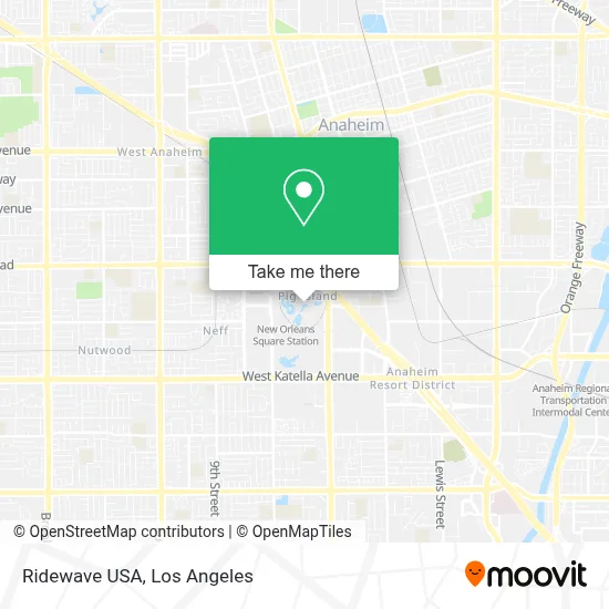 Ridewave USA map