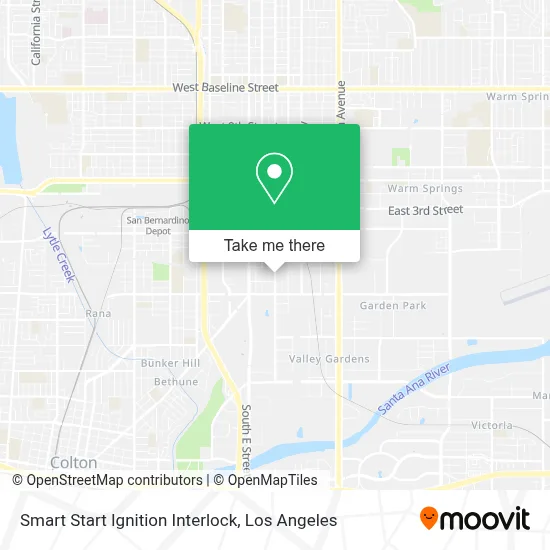 Smart Start Ignition Interlock map