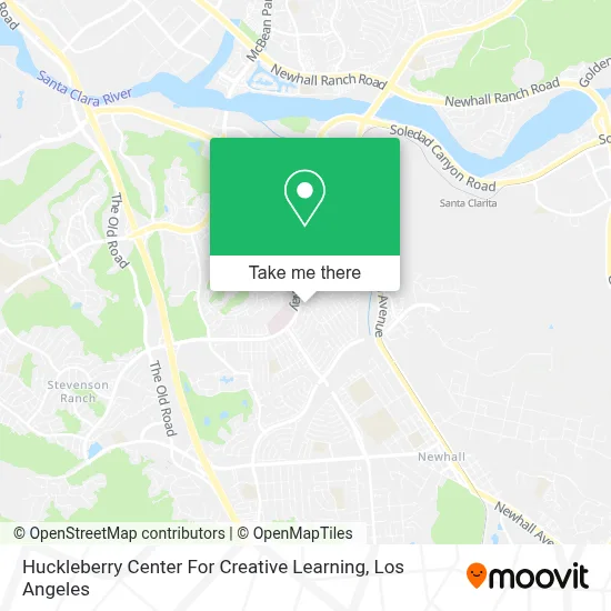 Huckleberry Center For Creative Learning map
