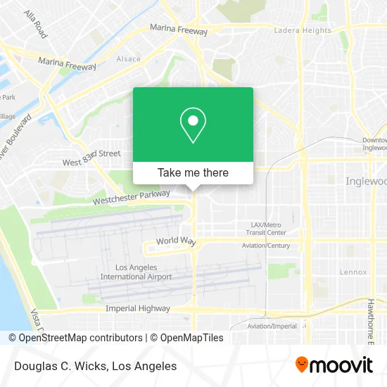 Douglas C. Wicks map