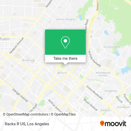 Racks R US map