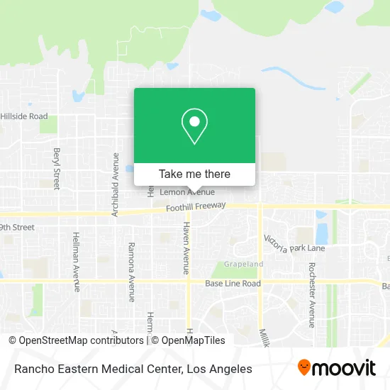 Rancho Eastern Medical Center map