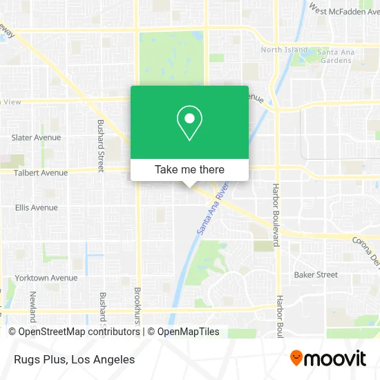 Rugs Plus map