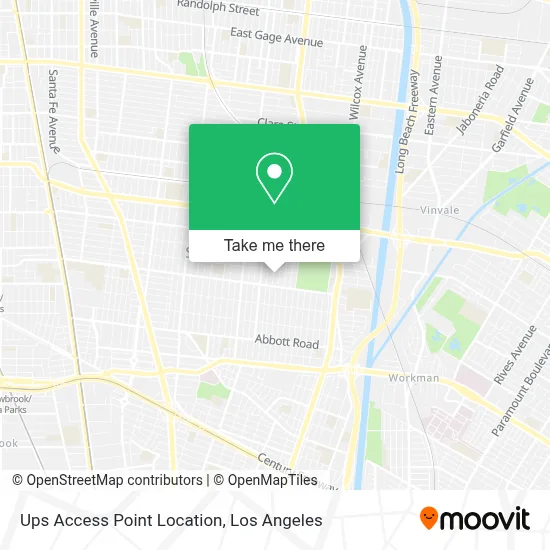 Ups Access Point Location map
