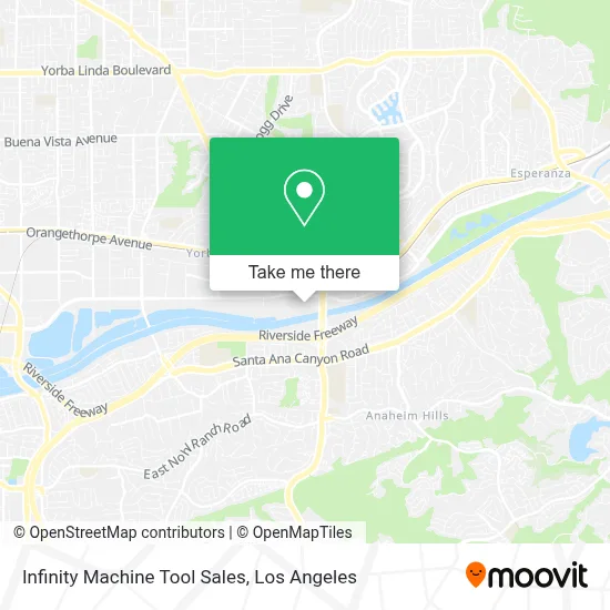 Infinity Machine Tool Sales map