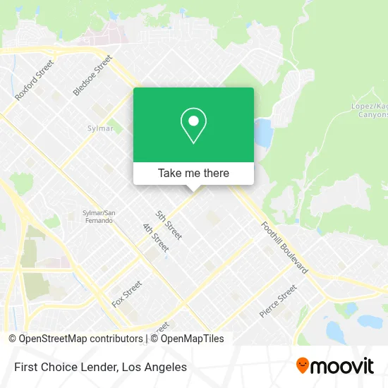 First Choice Lender map