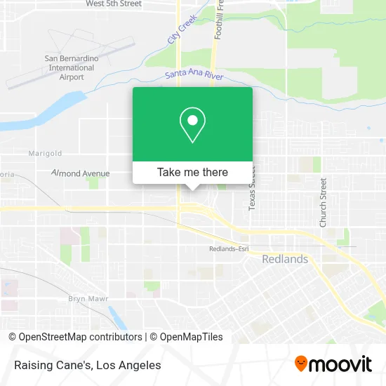 Raising Cane's map