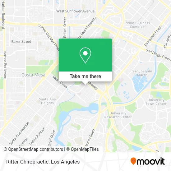 Ritter Chiropractic map
