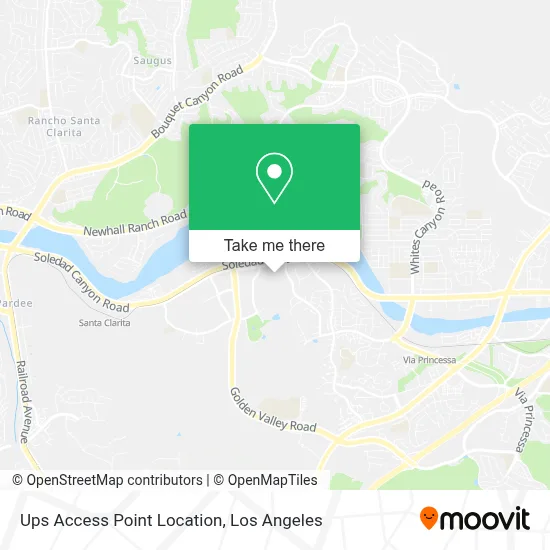 Ups Access Point Location map